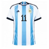 Camiseta Argentina Angel Di Maria #11 Primera Equipación Mundial 2022 manga corta